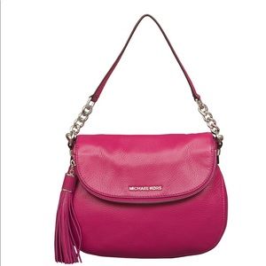 Michael Kors Bedford Deep Pink Tassel Convertible